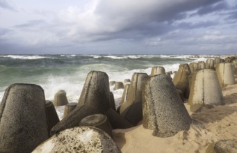 Tetrapods at Hörnum, Sylt, Germany, Europe, Germany, Europe