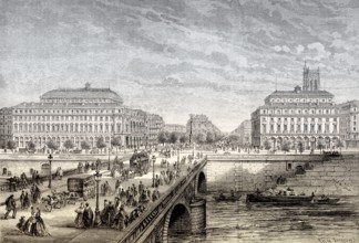 The Théâtre du Châtelet, place du Châtelet, Paris, France, 1863, Europe