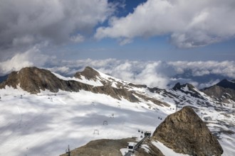 The glacier of the Kitzsteinhorn