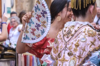 Dance of the Eagles and Sant Joan Pelos, Corpus Christi procession, Pollensa, Majorca, Balearic