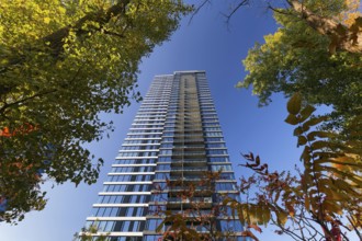 Architecture, modern high-rise apartment building, Montreal, Province of Quebec, Canada, North