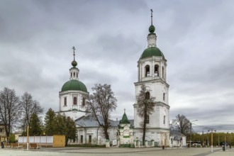 Church of the Holy Trinity in Zaraysk city center, Russia, Europe
