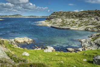 The beautiful Coast in the South of Norway in Summer time