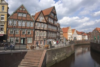 The charming half-timbered, hanseatic town of Stade in northernGermany offers many interesting