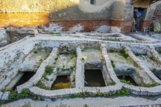 Tannery Tanks in Tetouan, Morocco for Dyeing Leather and clothing