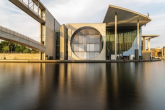 Berlin, Germany, July 28, 2019: Marie-Elisabeth-Lüders-Haus building in Government District of