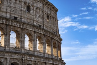 View of the Coliseum of Rome