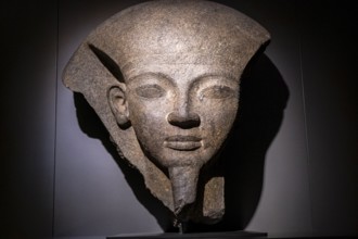 Fragment of the lid of the sarcophagus of pharaoh Ramesses VI, 20th dynasty, tomb of Ramesses VI,