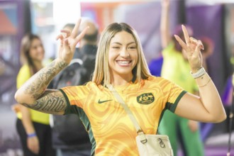 BRISBANE, AUSTRALIA, JULY 29: Fans enter the stadium before Brazil plays France at the FIFA Women's