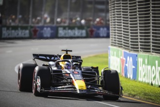 MELBOURNE, AUSTRALIA, MARCH 23: Max Verstappen of the Netherlands drives the Oracle Red Bull Racing