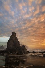A color sunset landscape from Humboldt County, California