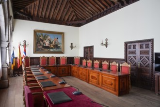 Meeting room Salon Noble, Old Town Hall Casa Consistorial, Plaza de Espana, Old Town, Santa Cruz de