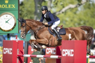 Columbian rider Juan Manuel Gallego riding Fee Des Sequoias Z competes in the second round and
