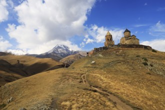 Mtskheta-Mtianeti, cross-domed church Zminda Sameba (Holy Trinity Church, Gergetier Holy Trinity