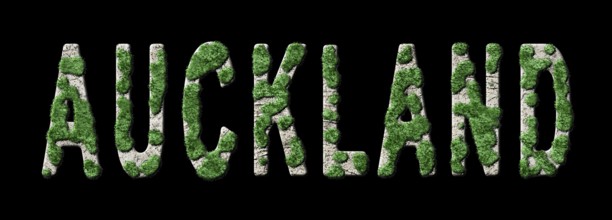 Auckland Reforestation and Biophilia, Auckland Green Typography