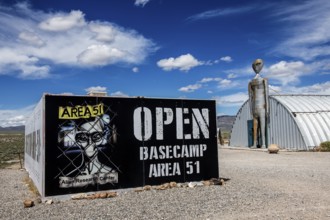 Alien Research Centre, Earth Station Area 51, Rachel, Extraterrestrial Highway, Nevada, USA, North