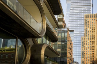 Facade of a building, New York City - US