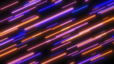 Colorful flying neon lights abstract background. Bright neon line designed background. texture with