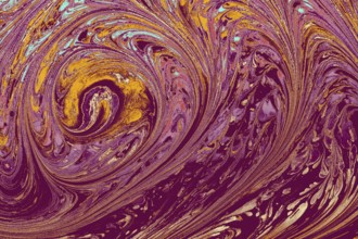 Abstract creative marble pattern texture. Traditional art of Ebru marbling