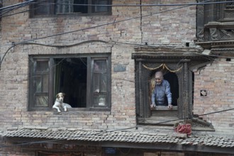Residential building collapsed, earthquake, kathmandu, nepal, asia