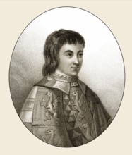 Anthony Woodville, 2nd Earl Rivers, c. 1440-1483, an English nobleman, courtier, bibliophile and