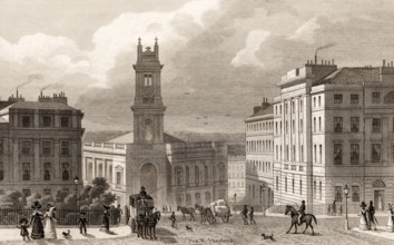 St Stephen's Church, St Vincent Street, Edinburgh, Scotland, 19th century, from Modern Athens by Th