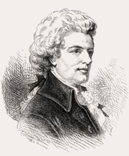 Wolfgang Amadeus Mozart, 1756, 1791, composer of the First Viennese School
