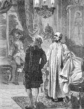 French General Radet taking Pope Pius VII as prisoner in 1809