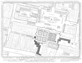 Plan of Covent Garden, Bedford House, London, UK, 1690