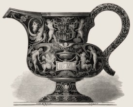Italian hanap, Faience, 16th century