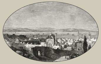 View of Acre city, Lebanon, today Northern District of Israel, c. 1840, Asia