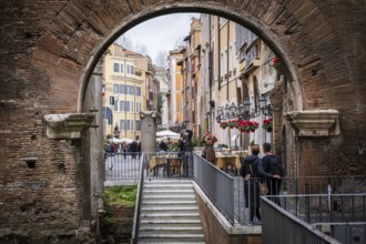 Octavia Portico, 27 a. C, Jewish ghetto of Rome, Rome, Lazio, Italy, Europe