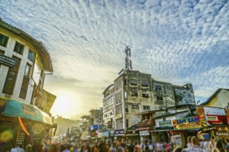 Sri Lanka Candy skyline (Perahera festival). Shooting Location: Sri Lanka, candy