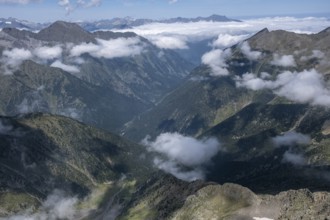 Tramezaigues from Batoua ridge, Hautes-Pyrenees department, France, Europe
