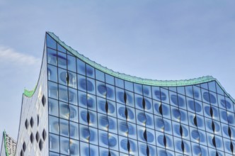 The Elbphilharmonie, a concert hall in Hamburg, Germany, Europe