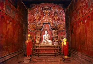 The Medawala Rajamaha Viharaya or Tempitiya Vihara, north of Kandy is a typical <i>tempath