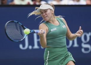 Tennis player Sofia Kenin in action at the US Open 2024 Championships, Billie Jean King Tennis