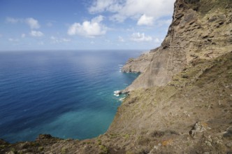 Tenerife landscape. Teno cliffs in north Tenerife island, Canary islands, Spain, Europe