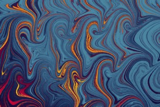 Abstract creative marbling pattern for fabric, design background texture