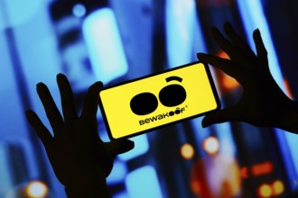 In this photo illustration, the Bewakoof logo seen displayed on a smartphone