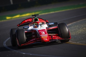 MELBOURNE, AUSTRALIA, MARCH 22: Oliver Bearman of Great Britain and Prema Racing in F2 Qualifying