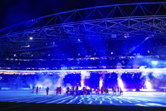 SYDNEY, AUSTRALIA, AUGUST 20: Closing ceremony with Tones I before Spain plays England in the final