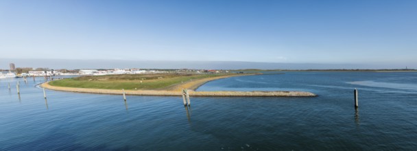 Entering the harbour of Norderney