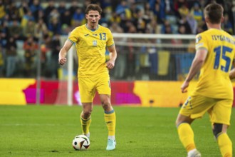 WROCLAW, POLAND - MARCH 26, 2024: Qualifications for UEFA Euro 2024. Final play-off match Ukraine -