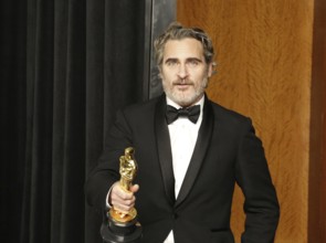 Joaquin Phoenix at the 92nd Academy Awards, Press Room held at the Dolby Theatre in Hollywood, USA