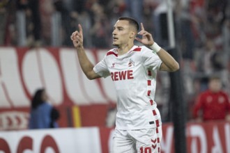 Tim Lemperle (1.FC Köln, Sturm, #19), DFB Pokal: 1.FC Köln, Holstein Kiel on 29/10/2024 at the