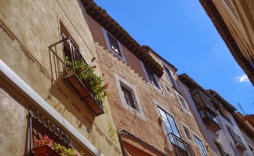 Toledo facades in Castile La Mancha of Spain