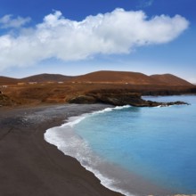 Ajuy beach Fuerteventura at Canary Islands of Spain