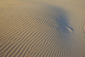 Sand waves texture in a Mediterranean beach at Spain