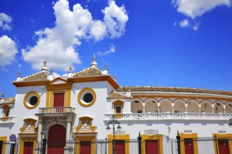 Seville Real Maestranza bullring plaza toros de Sevilla in andalusia Spain
